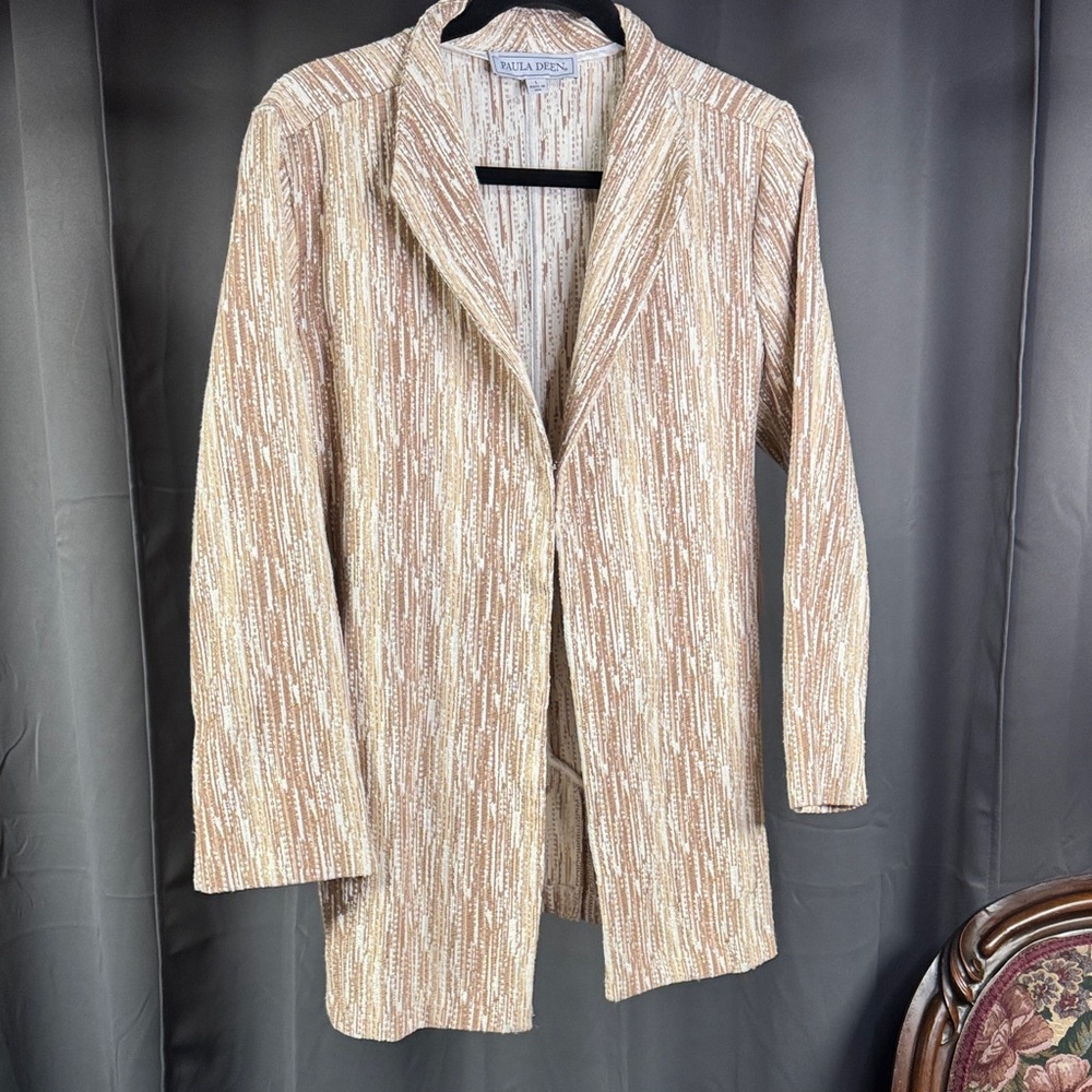 Elegant Beige Blazer by Coldwater Creek
